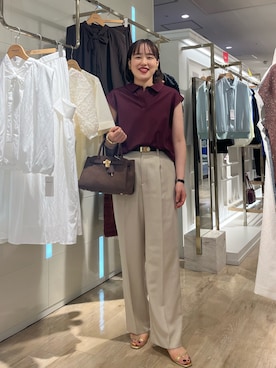 「アイテム（Tシャツ/カットソー）」を使った、SAYAKAさん（レディース・163cm）の夏コーディネート