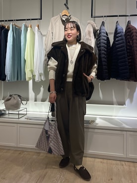 「ノーリーズ」｜SAYAKAさん（レディース・163cm）の秋コーディネート