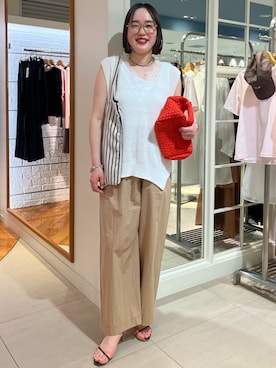 「grace grace （グラスグラス）のアイテム」を使った、SAYAKAさん（レディース・163cm）の春コーディネート