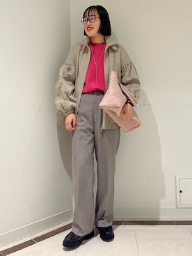 「ノーリーズ」｜SAYAKAさん（レディース・163cm）の秋コーディネート