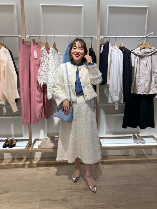 セール】BISHU JAPAN フラッグリボンツイードスカート（スカート 