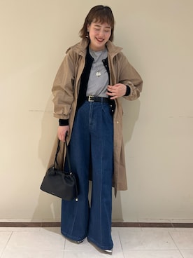 「NOLLEY’S（ノーリーズ）のアイテム（その他アウター）」を使った、SAYAKAさん（レディース・163cm）の秋コーディネート