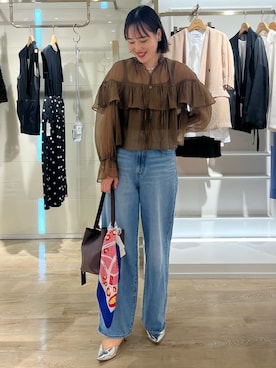 「キャメル」｜SAYAKAさん（レディース・163cm）の秋コーディネート