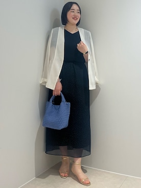 「NOLLEY’S（ノーリーズ）のアイテム」を使った、SAYAKAさん（レディース・163cm）の夏コーディネート