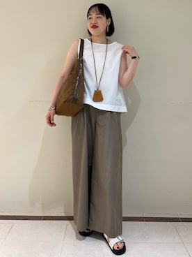 「NOLLEY'S」｜SAYAKAさん（レディース・163cm）の夏コーディネート