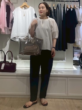 「NOLLEY'S」｜SAYAKAさん（レディース・163cm）の夏コーディネート