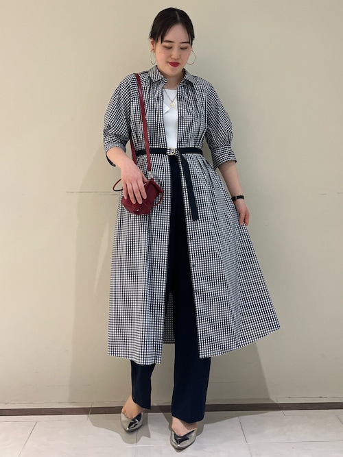 値下げ【NOLLEY'S】ウォッシャブルピンタックシャツワンピース NOLLEY'S（ノーリーズ）の「ウォッシャブルピンタックシャツ