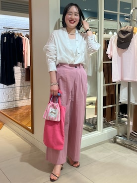 「grace grace （グラスグラス）のアイテム」を使った、SAYAKAさん（レディース・163cm）の春コーディネート