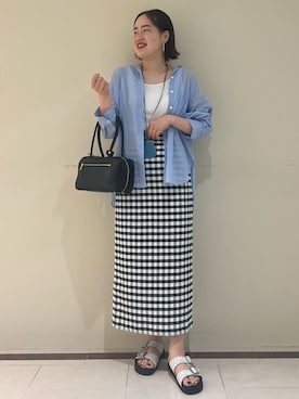 「NOLLEY'S」｜SAYAKAさん（レディース・163cm）の夏コーディネート