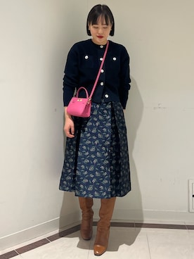 「NOLLEY'S」｜SAYAKAさん（レディース・163cm）の冬コーディネート