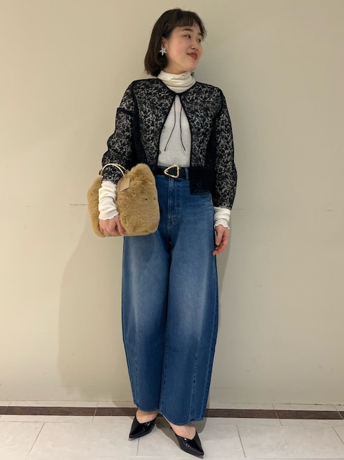 ☆新品☆ノーリーズ ハイウエストバギーデニム Mサイズ