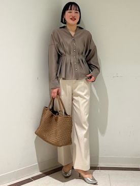 「grace grace （グラスグラス）のアイテム」を使った、SAYAKAさん（レディース・163cm）の冬コーディネート