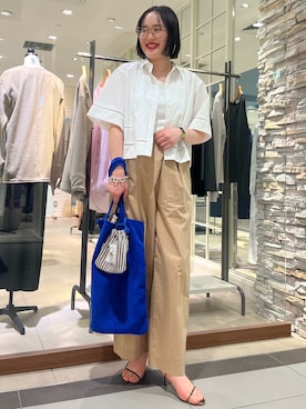 「grace grace （グラスグラス）のアイテム」を使った、SAYAKAさん（レディース・163cm）の春コーディネート