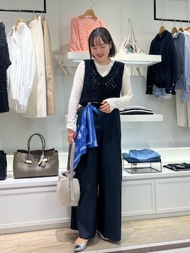 「アイテム（その他小物）」を使った、SAYAKAさん（レディース・163cm）の秋コーディネート
