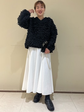 「Laraaji（ララージ）のアイテム（トップス）」を使った、SAYAKAさん（レディース・163cm）の秋コーディネート