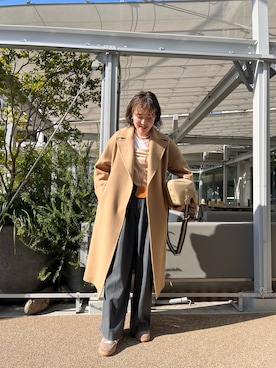 「NOLLEY’S（ノーリーズ）のアイテム（その他アウター）」を使った、SAYAKAさん（レディース・163cm）の秋コーディネート