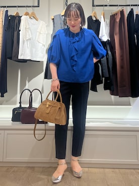 「ラッフルフリル」｜SAYAKAさん（レディース・163cm）の夏コーディネート