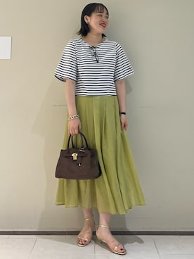 「NOLLEY'S」｜SAYAKAさん（レディース・163cm）の夏コーディネート