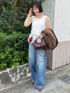 「grace grace （グラスグラス）のアイテム」を使った、SAYAKAさん（レディース・163cm）の夏コーディネート