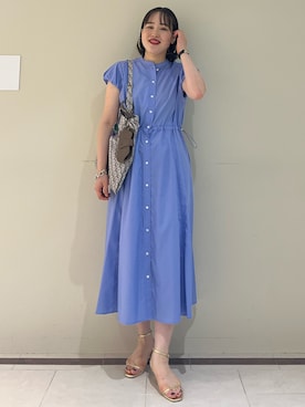 「アイテム（チャーム）」を使った、SAYAKAさん（レディース・163cm）の夏コーディネート
