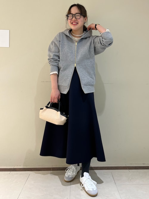 セール】ウォッシャブルOversized ZIPフーディー（パーカー