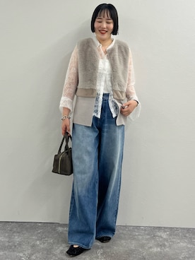 「grace grace （グラスグラス）のアイテム」を使った、SAYAKAさん（レディース・163cm）の夏コーディネート