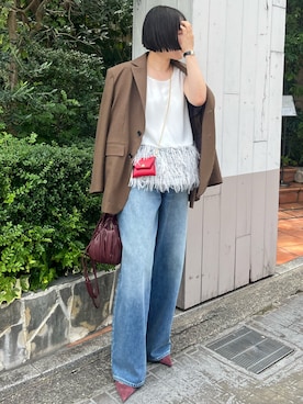 「grace grace （グラスグラス）のアイテム」を使った、SAYAKAさん（レディース・163cm）の夏コーディネート