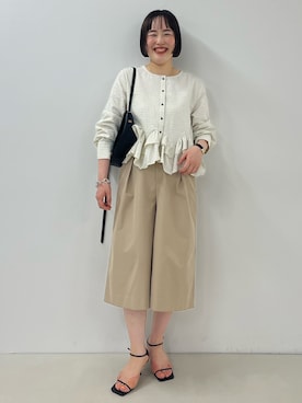 「NOLLEY’S（ノーリーズ）のアイテム」を使った、SAYAKAさん（レディース・163cm）の夏コーディネート