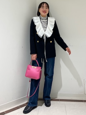 「NOLLEY'S」｜SAYAKAさん（レディース・163cm）の冬コーディネート