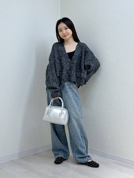 「アイテム（バレエシューズ）」を使った、たのさん（レディース・148cm）の秋コーディネート