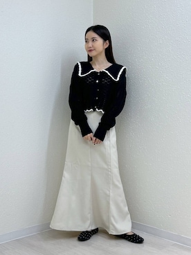 BIGカラーレーシーニットLS 133791を使ったショップスタッフの