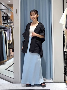 「アイテム（キャミソール）」を使った、たのさん（レディース・148cm）の秋コーディネート