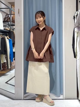 「アイテム（チョーカー）」を使った、たのさん（レディース・148cm）の夏コーディネート