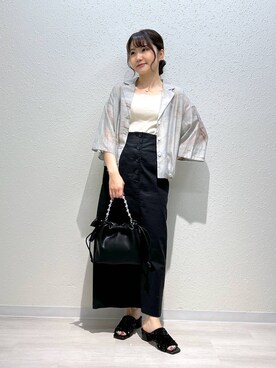 「アイテム（キーホルダー）」を使った、たのさん（レディース・148cm）の夏コーディネート