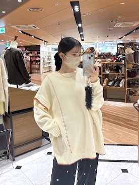 「アイテム（チョーカー）」を使った、たのさん（レディース・148cm）の冬コーディネート