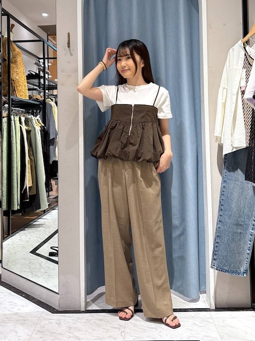 ローリーズファーム クッキーアンドクリーム　カップ付きキャミソール　ともね LOWRYS FARM｜ローリーズファームのキャミソール（カップ付き