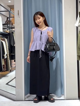 「アイテム（キャミソール）」を使った、たのさん（レディース・148cm）の夏コーディネート