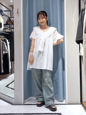 「アイテム（チョーカー）」を使った、たのさん（レディース・148cm）の夏コーディネート