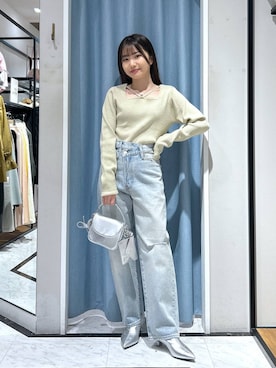 「アイテム（ブーツ、シルバー系）」を使った、たのさん（レディース・148cm）の冬コーディネート