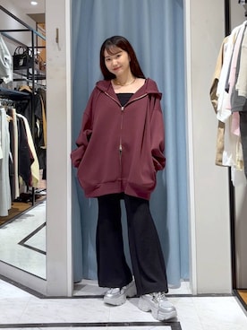 「アイテム（チョーカー）」を使った、たのさん（レディース・148cm）の秋コーディネート