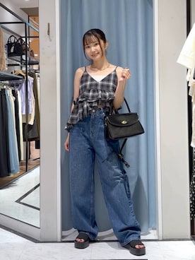 「アイテム（キャミソール）」を使った、たのさん（レディース・148cm）の秋コーディネート