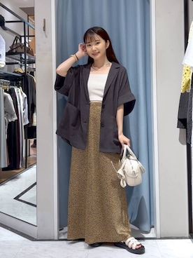 「アイテム（チョーカー）」を使った、たのさん（レディース・148cm）の夏コーディネート