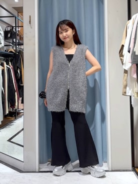 「アイテム（シュシュ）」を使った、たのさん（レディース・148cm）の秋コーディネート