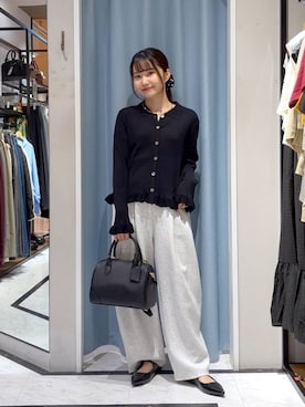 「アイテム（シュシュ）」を使った、たのさん（レディース・148cm）の秋コーディネート
