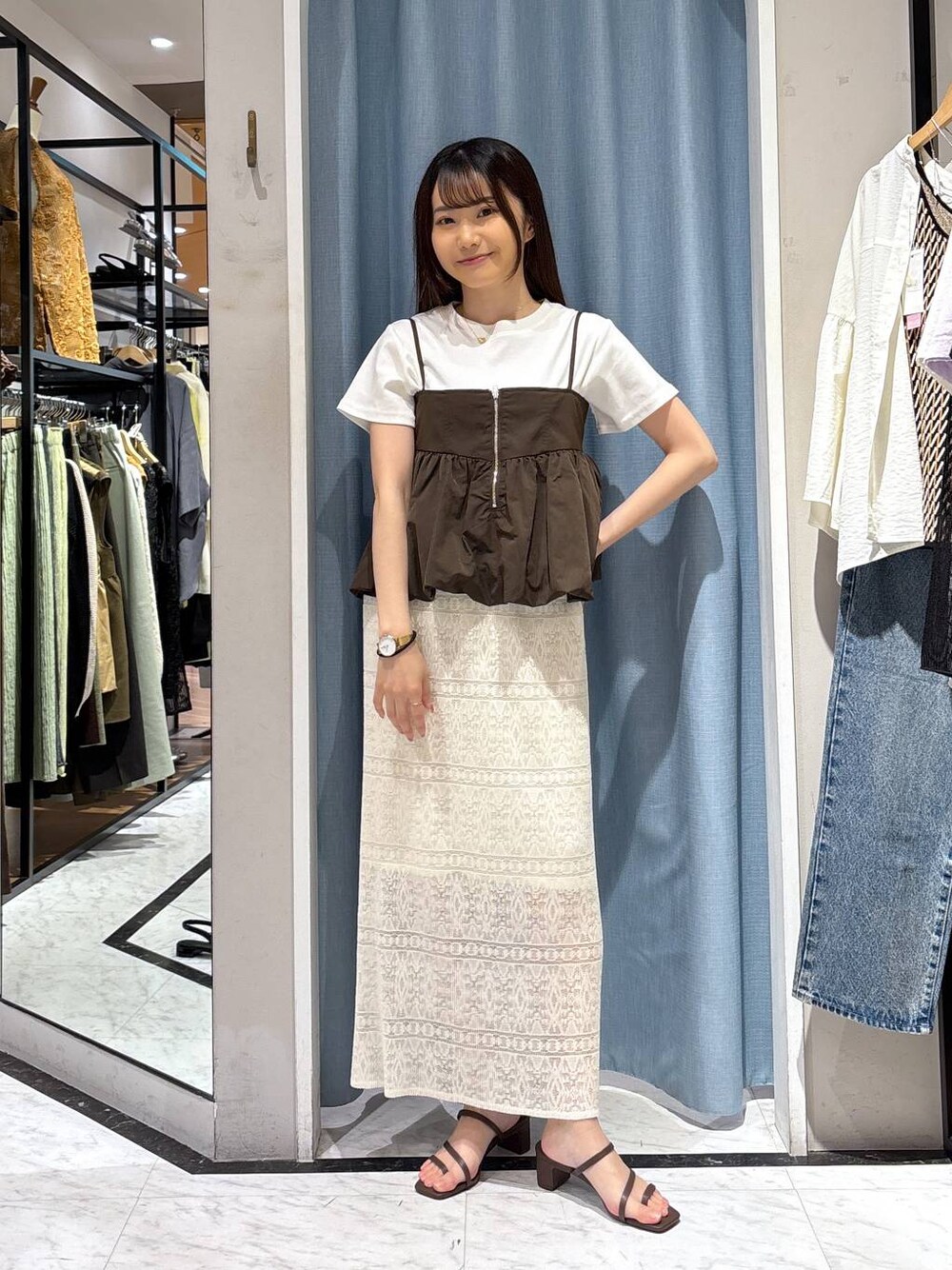 たの(LOWRYS FARM フレル・ウィズ自由が丘)｜LOWRYS FARMのTシャツ/カットソーを使ったコーディネート - WEAR