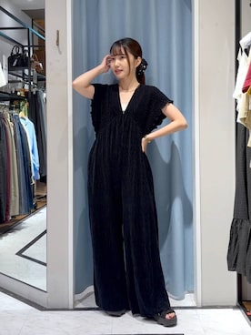 「アイテム（シュシュ）」を使った、たのさん（レディース・148cm）の秋コーディネート
