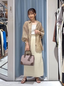「アイテム（チョーカー）」を使った、たのさん（レディース・148cm）の夏コーディネート