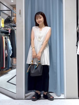 「アイテム（チョーカー）」を使った、たのさん（レディース・148cm）の夏コーディネート