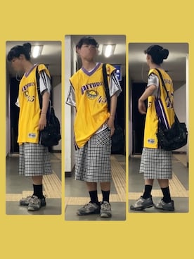 「DUNLOP（ダンロップ）のアイテム」を使った、なつきさん（メンズ・179cm）の夏コーディネート