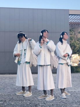 「アイテム（メッセンジャーバッグ）」を使った、朧気ながらなっつさん（メンズ・179cm）の秋コーディネート